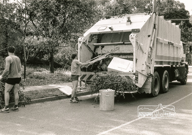 Photograph, Hard Waste Collection, Shire of Eltham, c.Oct 1987, 1987