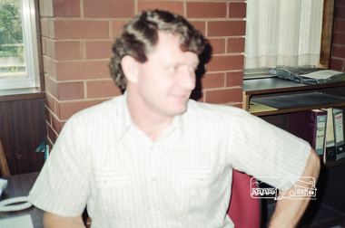 Photograph, Staff member, Shire of Eltham Planning Department, c.July 1991, 1991