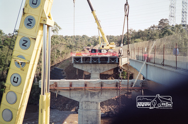 Photograph, Fitzsimons Lane bridge duplication; 6 Jul 1991, 06/07/1991