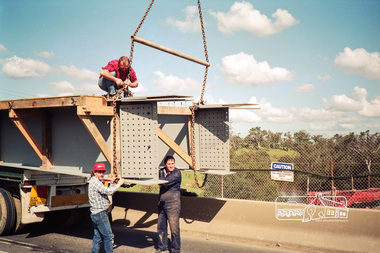 Photograph, Fitzsimons Lane bridge duplication; 6 Jul 1991, 06/07/1991