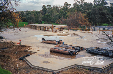 Photograph, Construction of the new Eltham Library, c.1993, 1993c