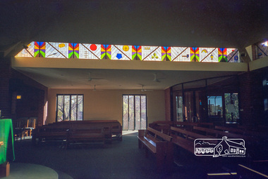 Photograph, Interior, St Francis Xavier Catholic Church, Montmorency, c.1990, 1990