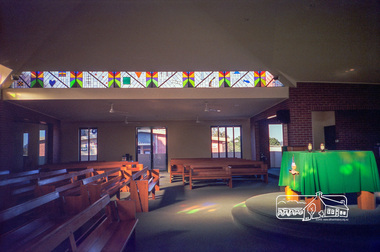 Photograph, Interior, St Francis Xavier Catholic Church, Montmorency, c.1990, 1990