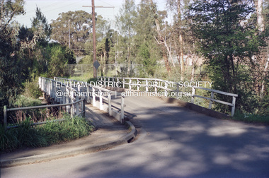 Negative - Photograph, Doug Orford, Diamond Street Bridge, Eltham, 1985