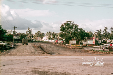 Slide, Reconstruction of Grand Boulevard viewed from Panorama Avenue, Montmorency, 18 August 1970, 1970