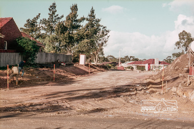 Slide, Construction of Apex Way between Looker Road and Grand Boulevard, Montmorency, 18 August 1970, 1970
