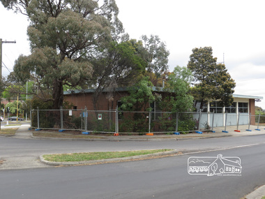 Photograph, Liz Pidgeon, Eltham Ambulance Station, Metropolitan Ambulance Service, Apex Way, Montmorency, just prior to demolition, 7 November 2017, 7 Nov 2017