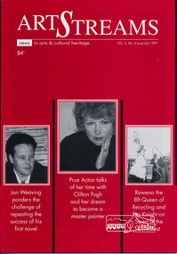 Journal, Peter Doughtery, ArtStreams: News in arts and cultural heritage; Vol. 2, No. 3, Jun-Jul 1997, 1997