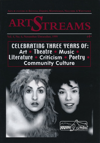 Journal, Peter Doughtery, ArtStreams: Arts & Culture in Banyule, Darebin, Manningham, Nillumbik & Whittlesea; Vol. 4, No. 6, Nov-Dec 1999, 1999