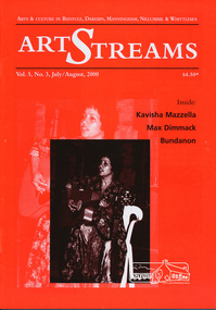Journal, Peter Doughtery, ArtStreams: Arts & Culture in Banyule, Darebin, Manningham, Nillumbik & Whittlesea; Vol. 5, No. 3, Jul-Aug 2000, 2000