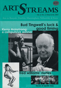 Journal, Peter Doughtery, ArtStreams: Arts in Banyule, Darebin, Manningham, Nillumbik, & Yarra; Vol. 6, No. 2, May-June 2001, 2001