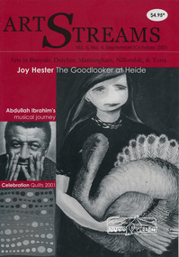 Journal, Peter Doughtery, ArtStreams: News in Banyule, Darebin, Manningham, Nillumbik & Yarra; Vol. 6, No. 4, Sep-Oct 2001, 2001