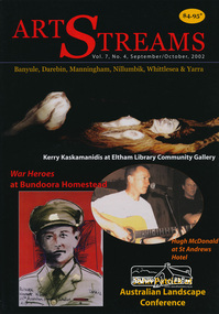 Journal, Peter Doughtery, ArtStreams: Banyule, Darebin, Manningham, Nillumbik, Whittlesea & Yarra; Vol. 7, No. 4, Sep-Oct 2002, 2002