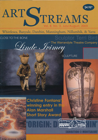 Journal, Peter Doughtery, ArtStreams: Whittlesea, Banyule, Darebin, Manningham, Nillumbik & Yarra; Vol. 8, No. 3, Jul-Aug 2003, 2003