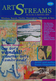 Journal, Peter Doughtery, ArtStreams: Whittlesea, Banyule, Darebin, Manningham, Nillumbik & Yarra; Vol. 8, No. 4, Sep-Oct 2003, 2003