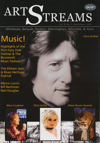Journal, Peter Doughtery, ArtStreams: Whittlesea, Banyule, Darebin, Manningham, Nillumbik & Yarra; Vol. 9, No. 1, Mar-Apr 2004, 2004