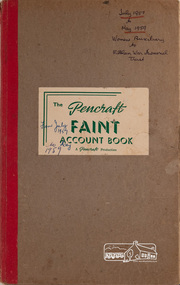 Minute Book, Minute Book No. 3, Women's Auxiliary, Eltham War Memorial Trust, 12 July 1957 to 14 May 1959
