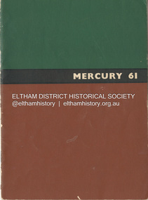 Magazine, Eltham High School, Mercury, 1961