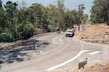 Photograph, Looking south along Ryans Road near intersection with Nerreman Gateway, Eltham, c.1992, 1992c