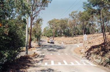 Photograph, Looking south along Ryans Road near intersection with Nerreman Gateway, Eltham, c.1992, 1992c