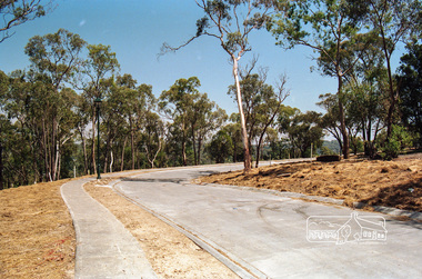 Photograph, Looking northwest along Nerreman Gateway towards Catalina Court, Eltham, c.1992, 1992c