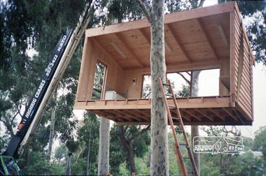 Photograph, Panton Hill Living and Learning Centre and adjacent Panton Hill Tennis Court, 22 September 1988, 1988