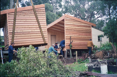 Photograph, Panton Hill Living and Learning Centre and adjacent Panton Hill Tennis Court, 22 September 1988, 1988