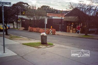 Photograph, Footpath upgrade works, Pryor Street, Eltham, c.1986, 1986c