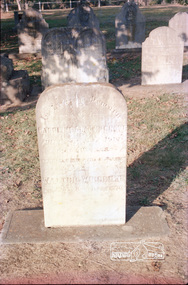 Photograph, Caroline Ada Wingrove and Walter Wingrove grave, St Katherine's Cemetery, St Helena, c.1989, 1989c