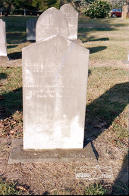 Photograph, Henry Vivian Wingrove (1865) and Isabella Margaret (1867) grave, St Katherine's Cemetery, St Helena, c.1989, 1989c