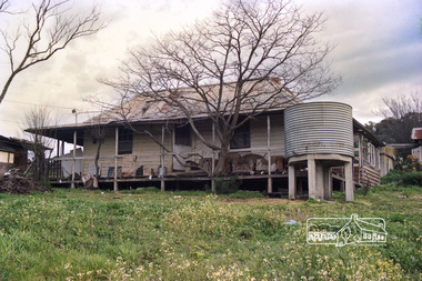 Photograph, Fabbro's original home (since demolished) when they first moved to Eltham in Ely Street, c.1985, 1985c