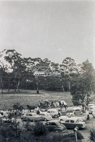 Slide - Photograph, Possibly the Ersilac Parade travelling along Main Road, Eltham, c.1958