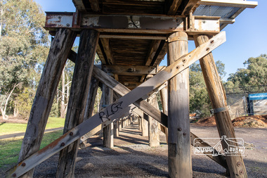 Photograph, Peter Pidgeon, Eltham Railway Trestle Bridge, Panther Place, Eltham, 1 August 2018, 1 Aug 2018