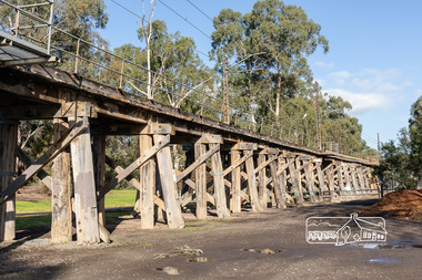 Photograph, Peter Pidgeon, Eltham Railway Trestle Bridge, Panther Place, Eltham, 1 August 2018, 1 Aug 2018