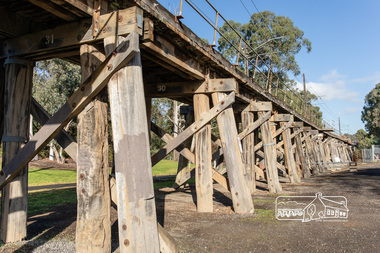 Photograph, Peter Pidgeon, Eltham Railway Trestle Bridge, Panther Place, Eltham, 1 August 2018, 1 Aug 2018