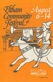Program, Program of Events, Eltham Community Festival, 6-14 August 1977, 1977