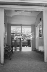 Photograph, George Coop, Hurstbridge Railway Station, 6 December 1980, 1980