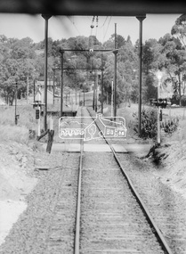 Photograph, George Coop, Arriving from Hurstbridge at Wattle Glen Railway Station, 6 December 1980, 1980