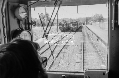 Photograph, George Coop, Arriving at Hurstbridge Railway Station, 6 December 1980, 1980