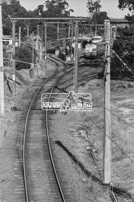 Photograph, George Coop, The approach to Eltham Railway Station from Hurstbridge, c.Otober 1982, 1982