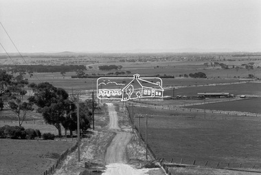 Photograph, George Coop, The Train of Knowledge, hauled by an X-class diesel locomotive, X48, near Ballan, c.October 1982, 1982