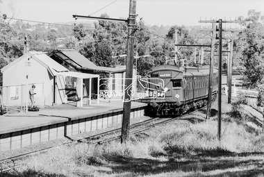 Photograph, George Coop, Montmorency Railway Station, c.July 1983, 1983