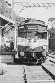 Photograph, George Coop, Single Motor Carriage Tait Parcels Van at Heidelberg Railway Station, 23 August 1983, 1983