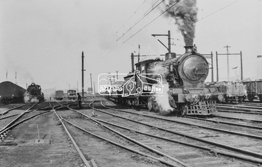 Photograph, George Coop, Victorian Railways C-class Steam locomotive C17, 1962