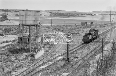 Photograph, George Coop, Garratt locomotive No. 2, Fyansford Cement Works Railway, c.Feb. 1964