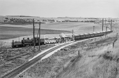 Photograph, George Coop, Garratt locomotive No. 2, Fyansford Cement Works Railway, c.Feb. 1964