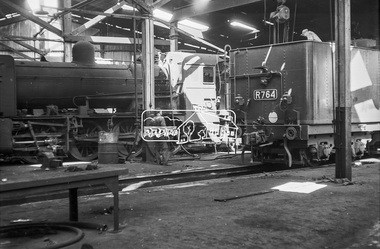 Photograph, Geelong Locomotive Depot Workshop, c.Feb. 1964