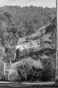 Photograph, George Coop, An Eltham bound Tait (Red Rattler) train near Montmorency, c.October 1982, 1982