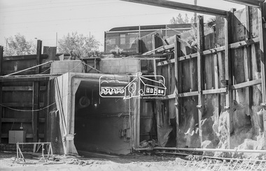 Photograph, George Coop, Open Day to view the Melbourne Underground Rail Loop (City Loop) construction, c.1980, 1983