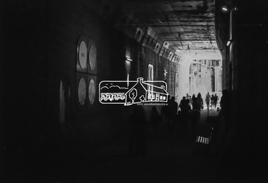 Photograph, George Coop, Open Day to view the Melbourne Underground Rail Loop (City Loop) construction, c.1980, 1983